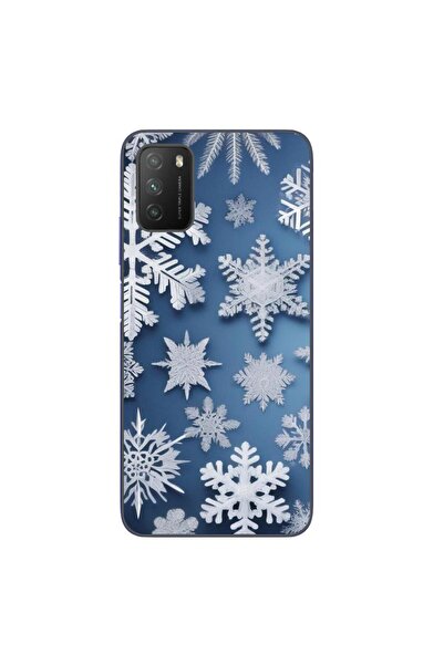OEM Case compatible with Xiaomi Poco M3 Silicone Gel Tpu Snowflake Pattern