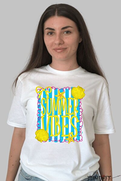 GILDAN Summer T-Shirt Vibrant Summer Vibes