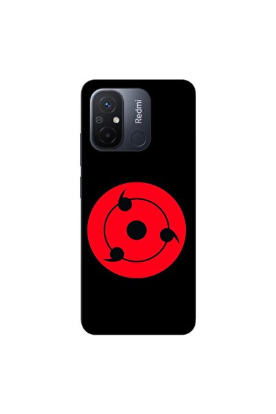 OEM Case compatible with Xiaomi Redmi 12C Silicone Gel Tpu Sharingan Pattern