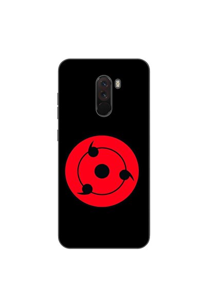 OEM Калъф, съвместим с Xiaomi Pocophone F1, силиконов гел TPU с шарка Шаринган