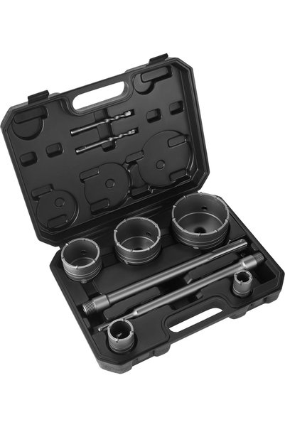 Kraft&dele Set de 9 burghie pentru zidărie, Kraft&Dele, SDS Plus Max, 30-100m...