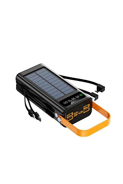 DX Denx Solar Power Bank DENX DX437 with 60000 mAh capacity with LED light an...