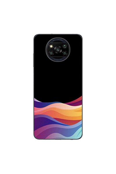 OEM Case compatible with Xiaomi Poco X3 Pro Silicone Gel Tpu Pattern Neon Waves