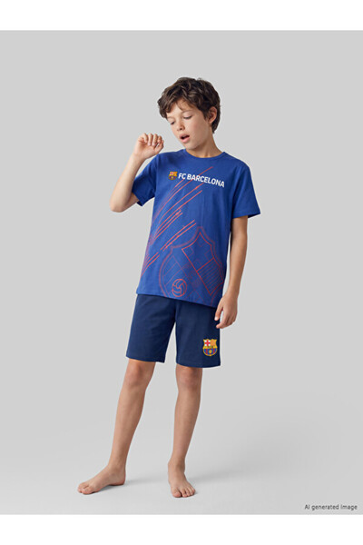 LC Waikiki Quality Parts Tarftar Printed Boys' Shorts Pajama Set from Çelebi ...