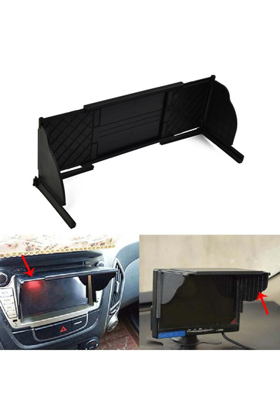 Choice For 8-Inch GPS Sunshade Visor Lens Hood Anti-Glare Car Navigator Cover...