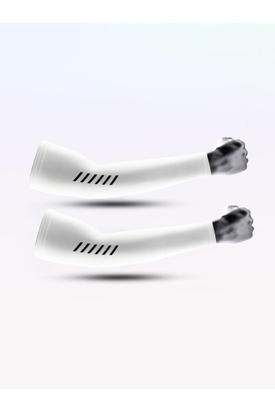 Choice9 XL white 1 Pair Men's Lightweight Breathable Cooling Sports Sleeves I...