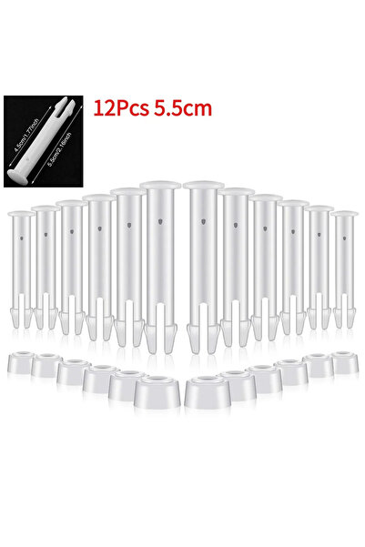Choice5 5.5cm 12 sets 12/24Pcs Replacement Plastic Pool Pins with Seal for In...