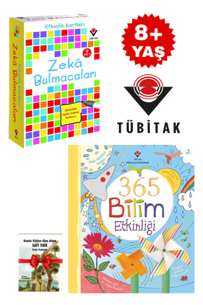 Tübitak Yayınları Activity Cards-Wit Puzzles+365 Science Activities