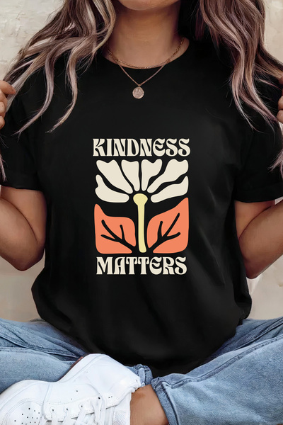 Sarah's Boutique Women's T-shirt – 100% cotton – Kindness Matters