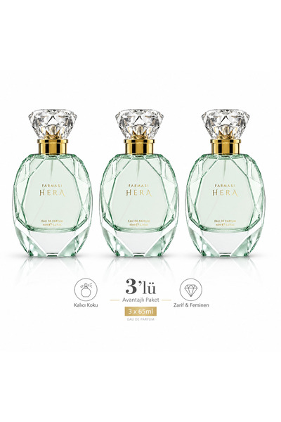 Farmasi Hera Kadın Parfümü EDP 65 ml x 3 Adet Avantaj Paketi