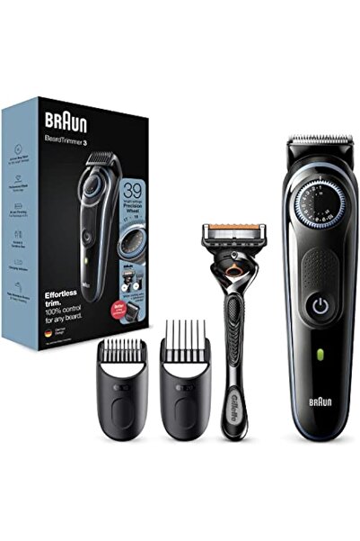Braun Group ماكينة تشذيب اللحية للرجال من براون سلسلة 3 ومقص الشعر فيوجن 5 بر...