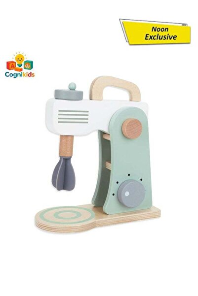 ARCO STORE مجموعة خلاط الألعاب الصغيرة – جهاز مطبخ خشبي وبلاستيكي للأطفال مع ...