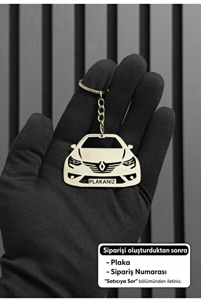 Kişiye Özel Megane 4 Anahtarlık Paslanmaz Çelik