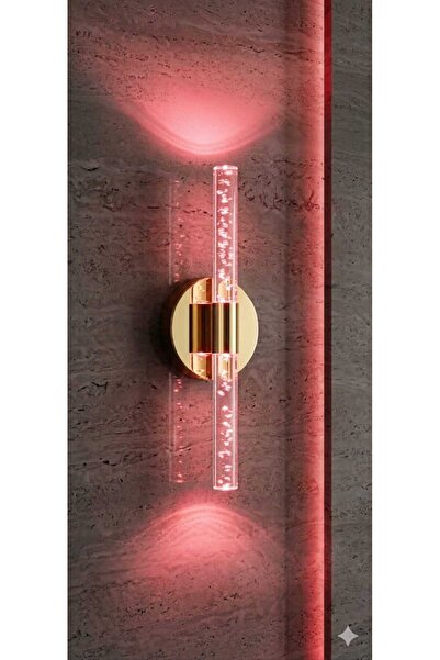 BACKHOME Bubbleflux Small 31 cm Modern Design Led Sconce - Wall Lamp - Gold -...