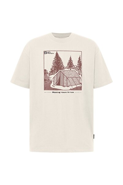 Jack Wolfskin Tricou bărbătesc Freeroamer SS 2025 - Alb - L
