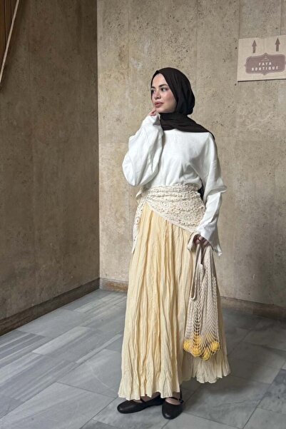 Faya Boutique Butteryellow Crush Vual Keten Etek
