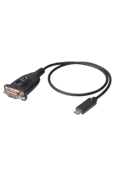 Aten Adaptor USB Type-C la RS-232 UC232C-AT, 450mm, Negru