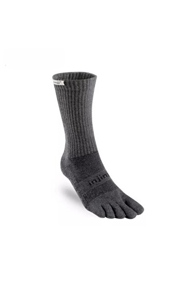 injinji طقم تريل متوسط الوزن - COOLMAX - S - رمادي