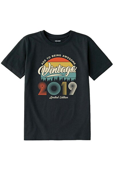 Colermi Vintage Kids T-Shirt – 2019 Birth Year Design