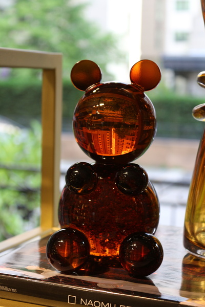 tuan design KRİSTAL AYI OBJE AMBER