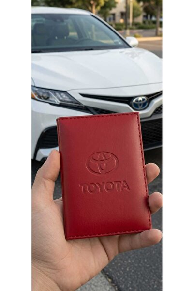 shop Toyota Logo Baskılı Deri Ruhsat Kılıfı