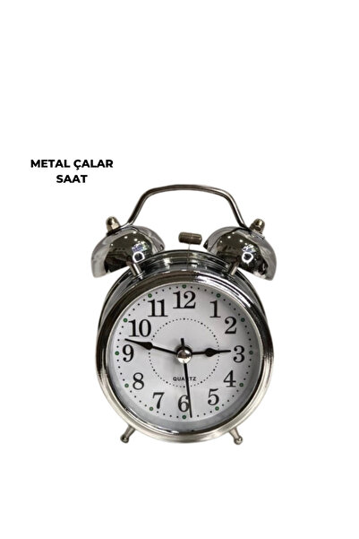 ARMÜZ Decorative Silver Clock