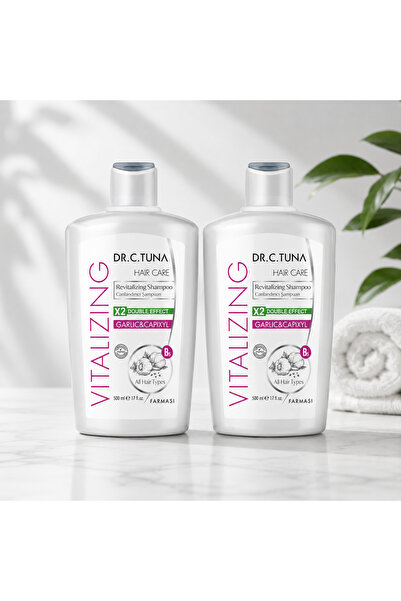 Farmasi Dr. C. Tuna Vitalizing Garlic & Capixyl Revitalizing Shampoo 500 ml 2...