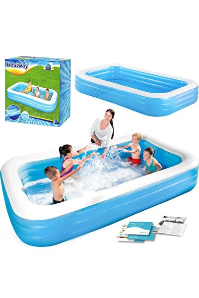 BESTWAY Piscină gonflabilă pentru familie 305x183x56cm 54009