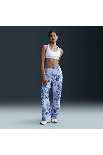 Nike Sportswear Collection Jacquard Kadın Mavi spor pantolon ASLAN SPORT