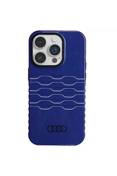Audi Husă IML MagSafe pentru iPhone 14 Pro, albastră