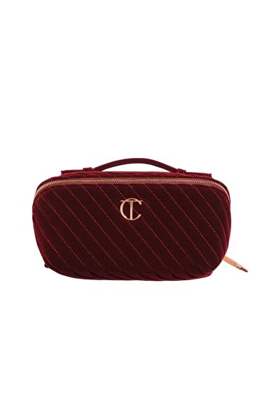 BÜŞRANIN DÜNYASI Charlotte Velvet Large Kadife Makyaj ve Seyahat Düzenleyici ...