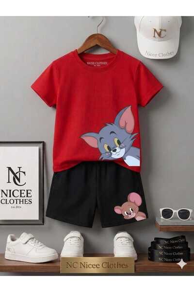 NC Nicee Clothes LETNJA DEČJA MAJICA I KRATKE PANTALONE UNISEKS (TOM JRTY GLE...