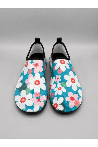 shoecide Floral Pattern Women's Sea Shoes – Lightweight, Non-Slip, Quick-Dryi...