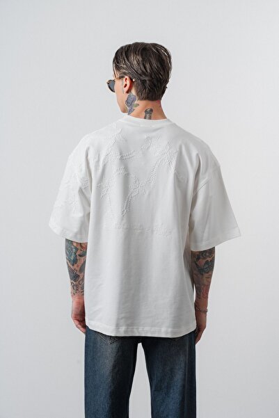 Respire Min x Itsbyzey Tricou supradimensionat Ecru