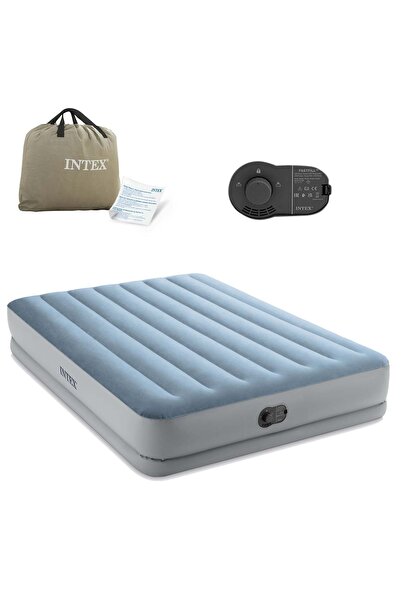 Intex Saltea gonflabilă 203x152x36 cm cu pompă electrică încorporată 64159