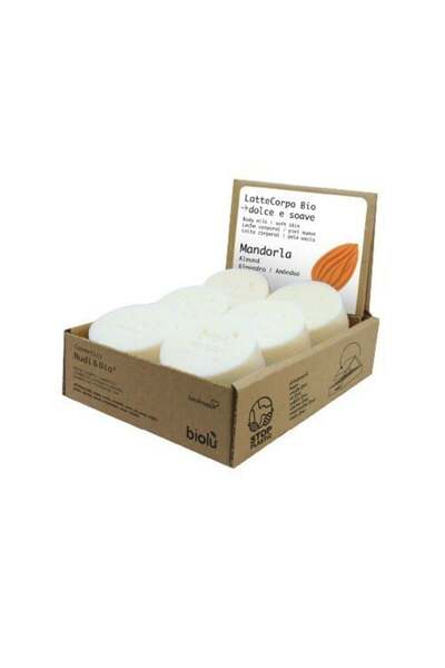Biolu Lotiune de corp solida cu migdale 12 buc x 55g