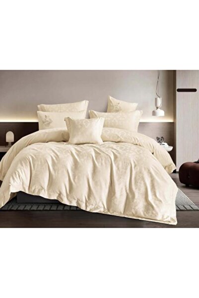 Alhabib bedding مفرش صيفي مزدوج قطن كريمي 300 غرزة يناسب سرير مقاس 200200سم ع...