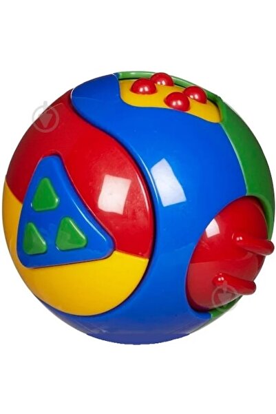 Tolo Jucarie senzoriala pentru bebelusi - Minge in forma de Puzzle, 3 in 1, i...