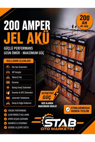 stab audio system 200 amp JEL AKÜ