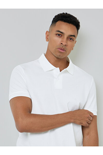 Styli Men Cotton Stretch Regular Fit Polo