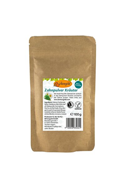 Birkengold Pasta de dinti pudra cu musetel 100g - refill