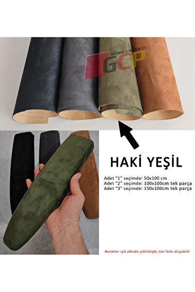 GCP German Car Parts Yeşil Acantara Süet Kumaş Trim Kaplama Modifiye - Alcant...