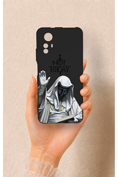 Vip Case Redmi Note 12S Uyumlu Not Today Desenli Silikon Kılıf