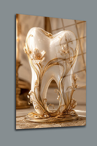 glassartdesign Tabloul de sticlă dentară-24 Tabloul Poliklinikii Dentare
