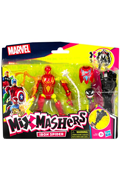 Marvel Figurina cu accesorii, Spiderman, Mixmashers, Iron Spider, F9217