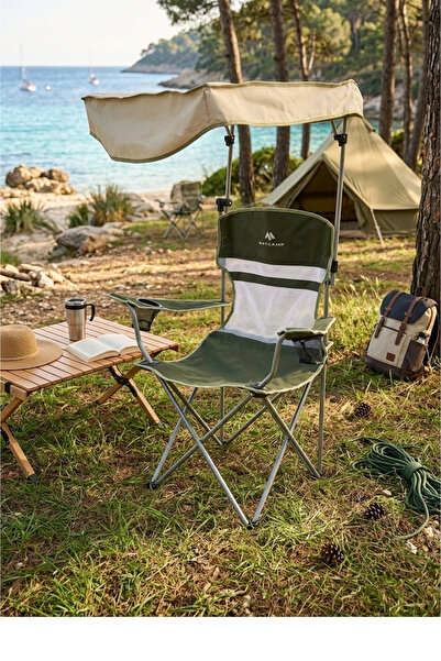 Baycamp Olympos Gölgelikli Katlanır Kamp Sandalyesi