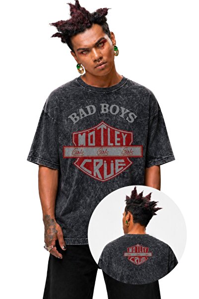 Fuddy Moda Unisex μπλουζάκι Bad Boys Mötley Crüe για κορίτσια με στάμπα στην ...