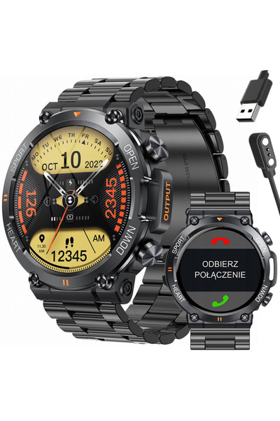 Gravity SMARTWATCH BĂRBĂTESC GT7-2 PRO - APELURI, PULS OXIMETRU (sg018b)