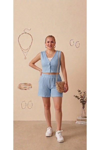 FIRFIR MODA GOFRE CEPLİ ŞORT