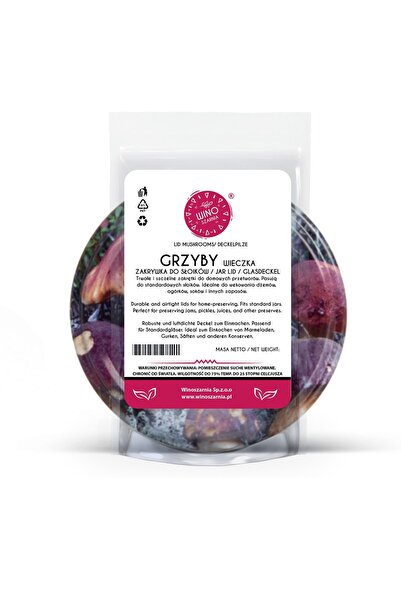 winoszarnia Capace pentru borcane cu diametrul de 82 mm – Ciuperci |   cu 6 b...